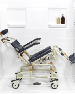 Roll-In Shower Transfer System with Tilt Seat