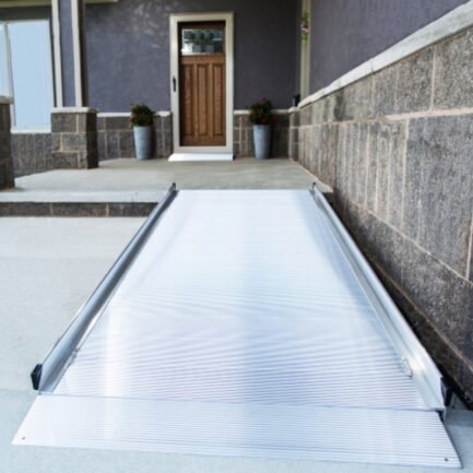 Solid Surface Portable Ramp, No Handrails